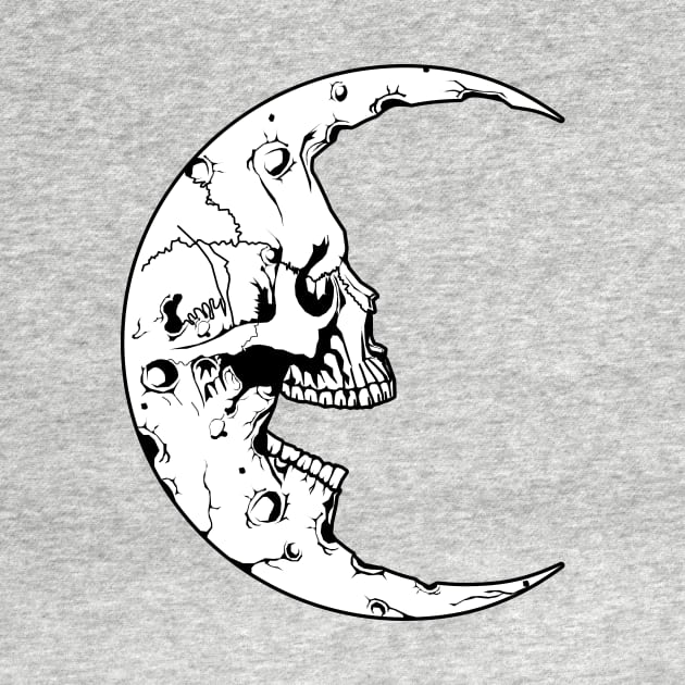 The MOON SKULL (simple version) by Von Kowen